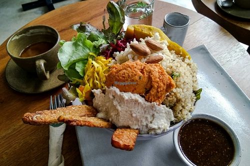 ritual bowl  at Vibe Cafe in Siem Reap