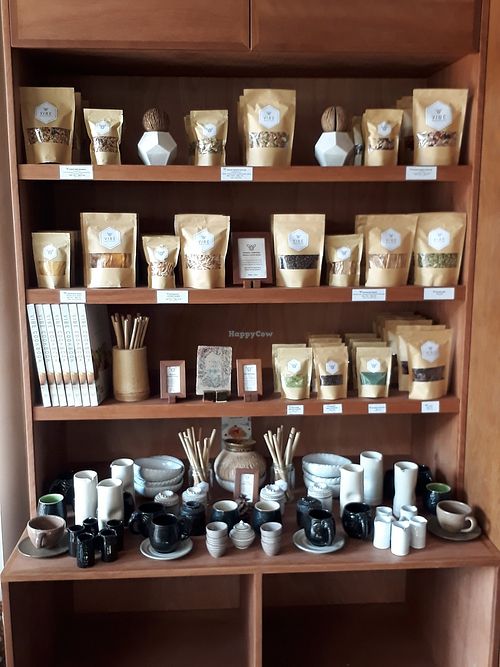 Products for sale at Vibe Cafe in Siem Reap