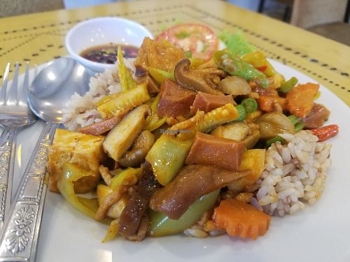 Curry rice at Ur Station in Bangkok