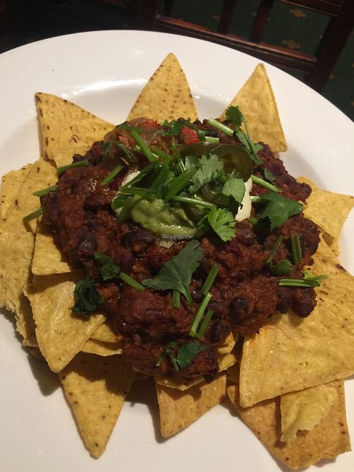 bean nachos at The Green Lion Pub in Rozelle