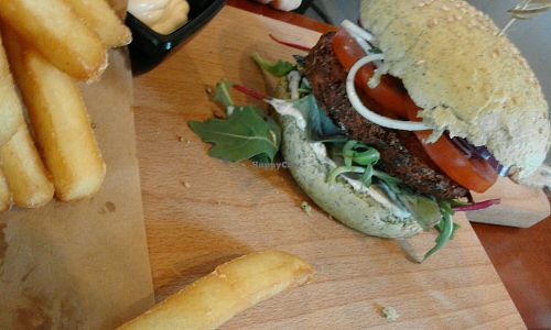 dutch weed burger at Stoom in Middelburg