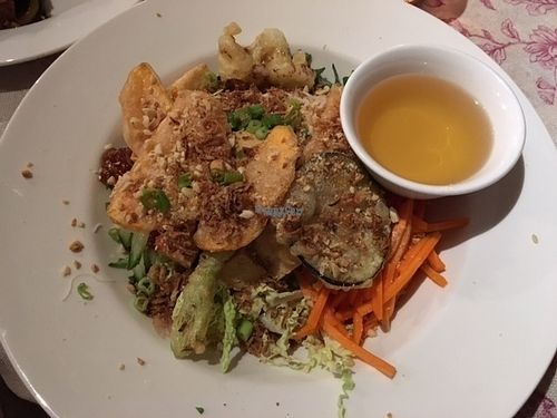 Tofu salad at Kambuja Marple in Marple