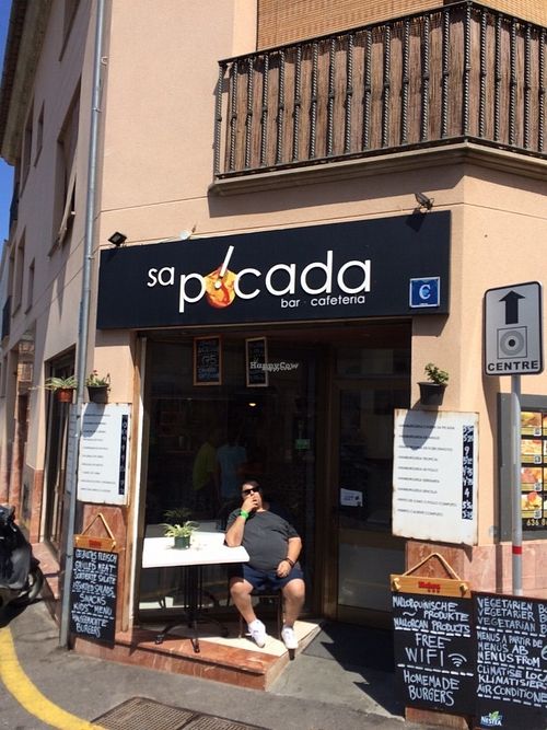 Front of Cafe at Sa Picada Bar Cafeteria in Mallorca