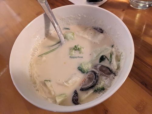 Tom Kha soup at May Kaidee in New York City