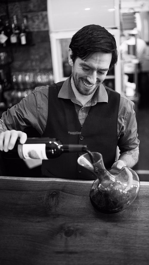 Sommelier Mike Fish at Glassroots in London
