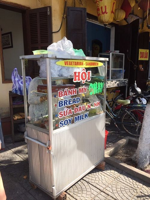 The food stall.  at Hoi Banh My Chay - Food Stall in Hoi An