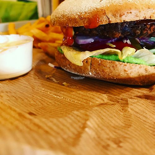 The mexican burger menu is very good! at GreenBurger - Frederiksborggade in Copenhagen