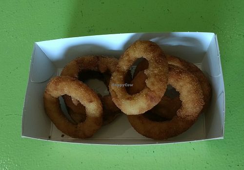 Vegan Onion Rings at GreenBurger - Frederiksborggade in Copenhagen