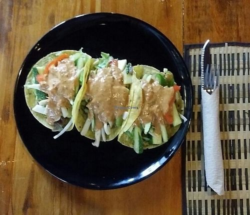 vego pumpkin tacos at Olé Tacos & Southern Thai Cuisine in Chiang Mai