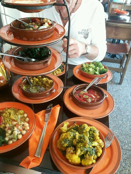 6 of their vegan options at Senor Tapas in Mallorca