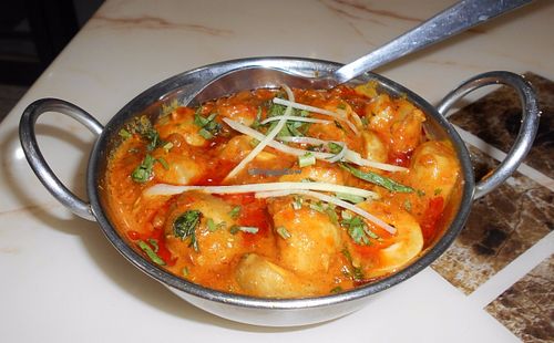 Indian Rasoi - Mushroom Masala - way to spicy for me but good flavor behind the heat at Indian Rasoi in Pattaya