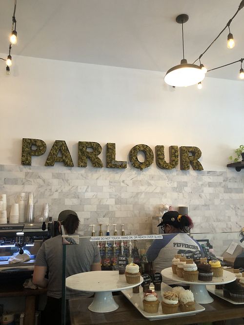 Inside at Parlour Vegan Bakery in Boca Raton