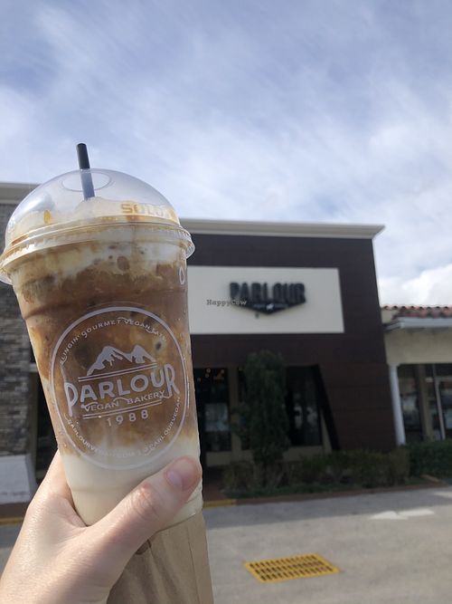 Best coffee at Parlour Vegan Bakery in Boca Raton