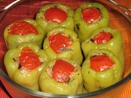 Paprika ( biber dolma ) at Meryem Ana Manti ve Gozleme Evi in Marmaris