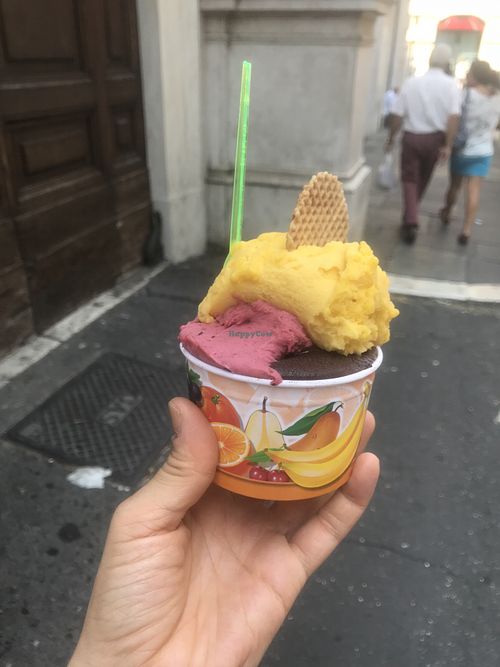 Vegan options at Cremeria Monteforte in Rome