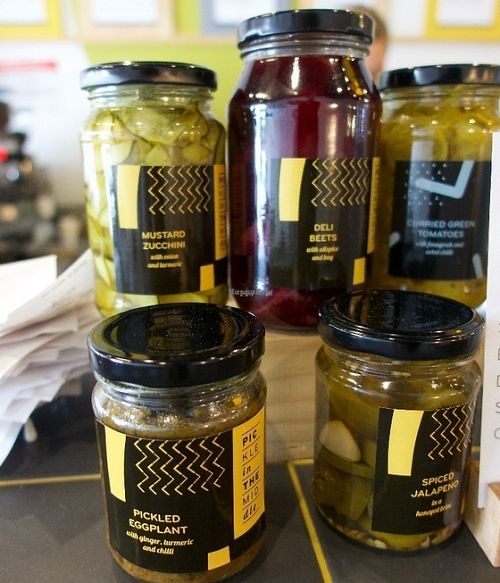 House made pickles to take home at Pickle In The Middle in Unley