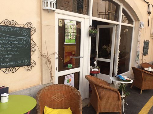 outside seating   at Verdeteja in Mallorca