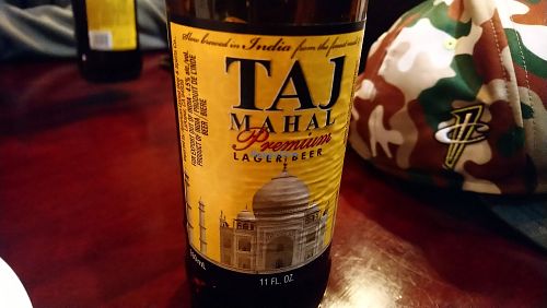 Indian beer $8 at India Spice N Bar in Kingman