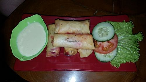 fruit spring rolls at Mai3 Veggie Kitchen - Raya Tuban in Kuta