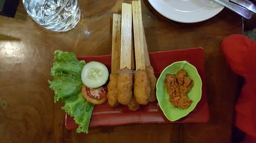 balinese satay at Mai3 Veggie Kitchen - Raya Tuban in Kuta