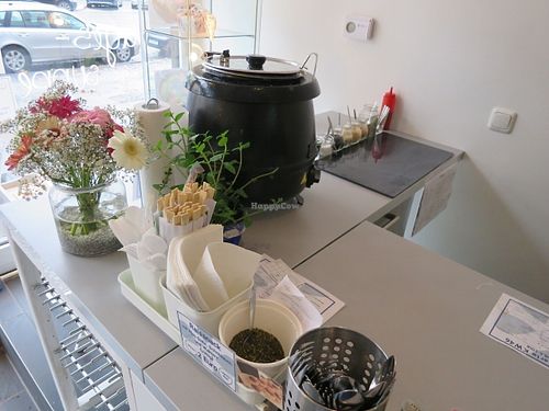 counter at NutCart in Berlin