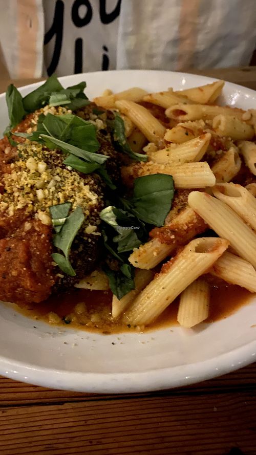 Eggplant Parm at The Beer Plant in Austin