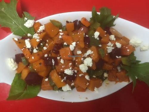 PUMPKIN AND BEETROOT SALAD at Vegeto in Brisbane