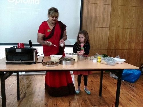 cooking lessons so food even a six year old can do it. at Bindi Cooking School in Edinburgh