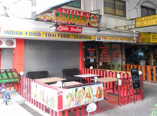 Front before opening.  at Little India in Pattaya
