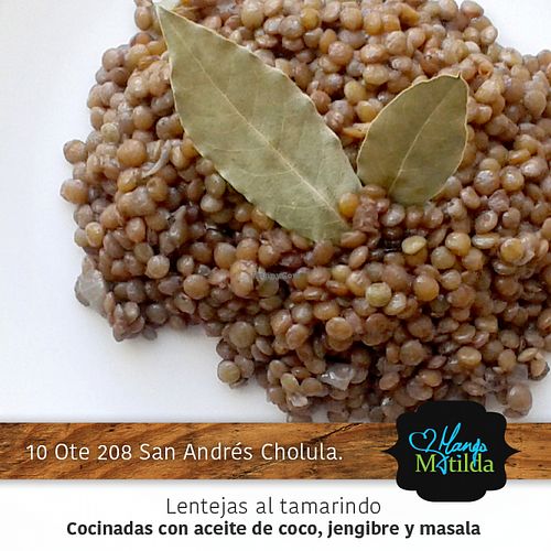 Lentejas al tamarindo at Mango Matilda in Puebla