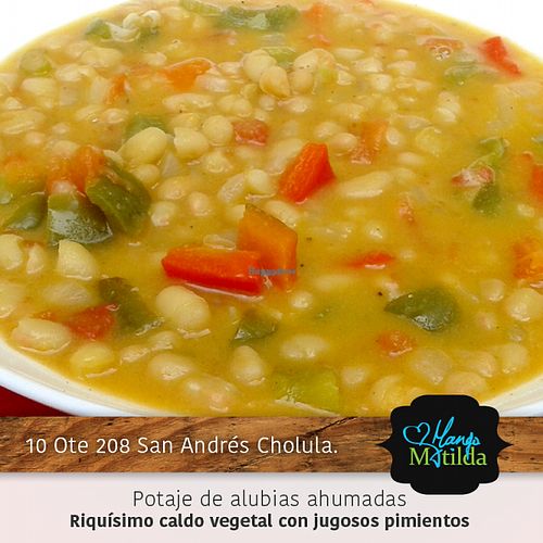 Potaje de alubias at Mango Matilda in Puebla