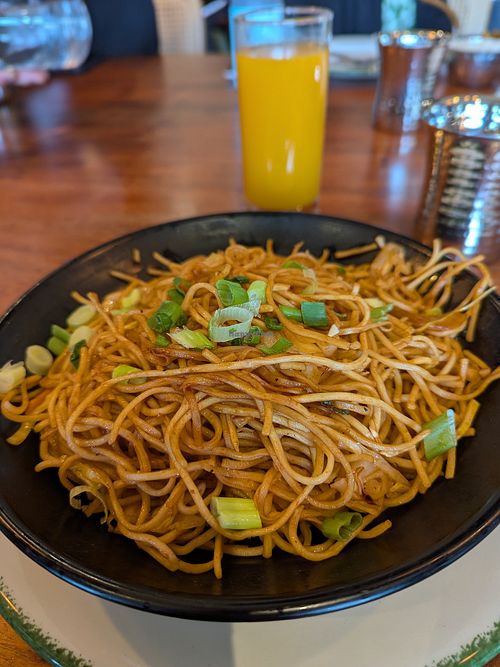 Hakka Noodles at Bhai's Indian Canteen in Richmond Hill