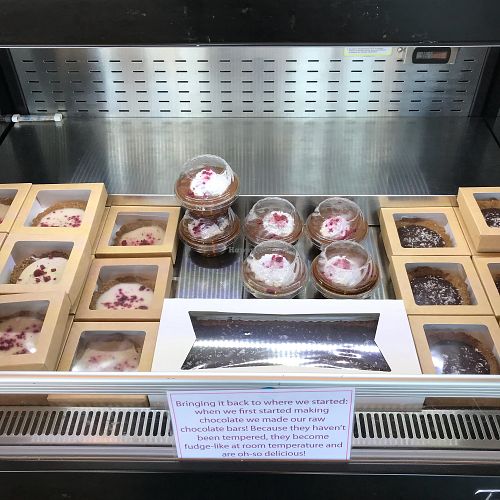 Mousse and tarts at Not Your Sugar Mamas in Vineyard Haven