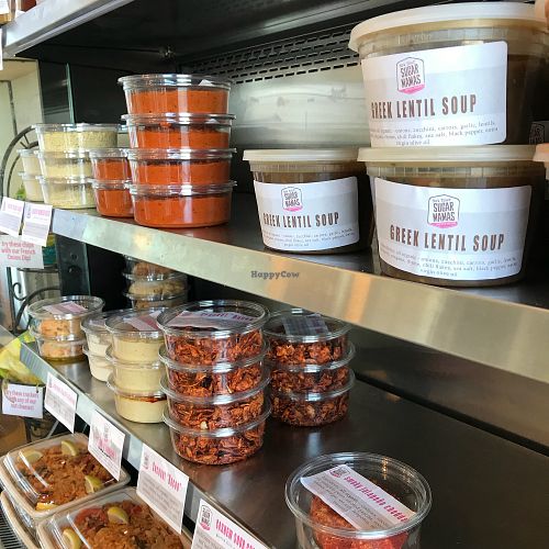 Soups and toppings at Not Your Sugar Mamas in Vineyard Haven