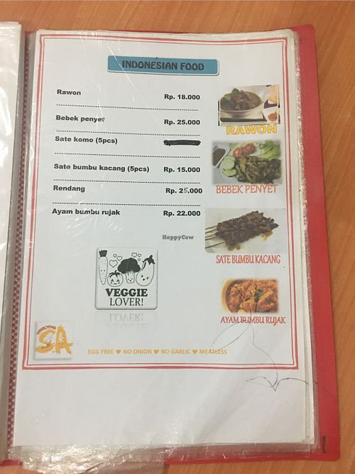 🇮🇩 food at Waroeng SA in Malang