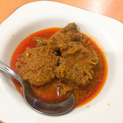 Rendang (made of 🍄) at Waroeng SA in Malang