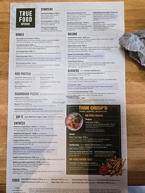  at True Food Kitchen in Palo Alto