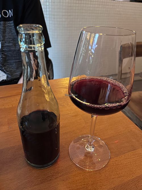 House red wine - pinot noir from Loire, super delish at Primeur Cantine in Paris