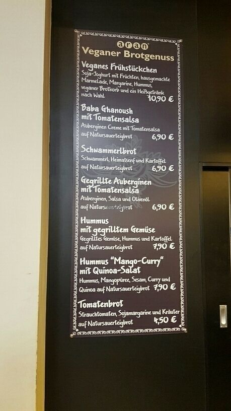 veganes Angebot at Amalie in Speyer