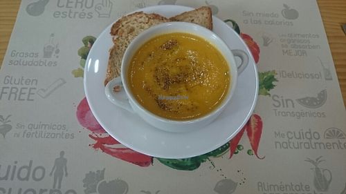 soup at Biomarket Salitre in Bogota