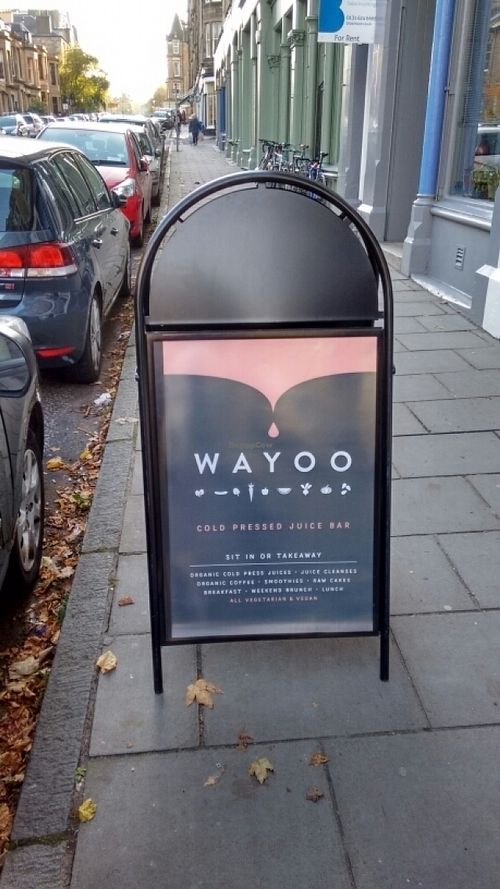 you can't walk past at Wayoo Juicery  in Edinburgh