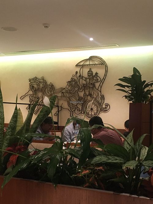 Inside at My Govinda's Restaurant in Dubai