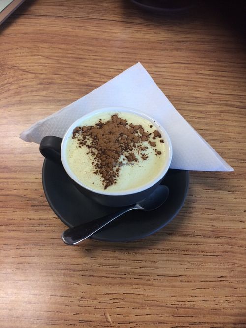 Golden Latte at Peace Love Vegan Cafe in Bacchus Marsh