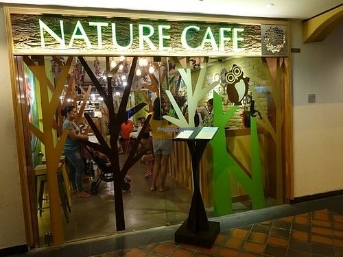 shop front at Nature Cafe in Central Singapore