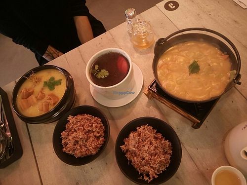 so much food! at Nature Cafe in Central Singapore