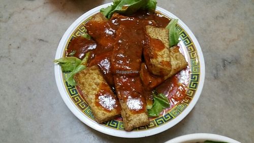 sambal tofu at Zen Vegetarian Food Store in Johor Bahru