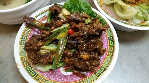 creamy fried mushroom at Zen Vegetarian Food Store in Johor Bahru