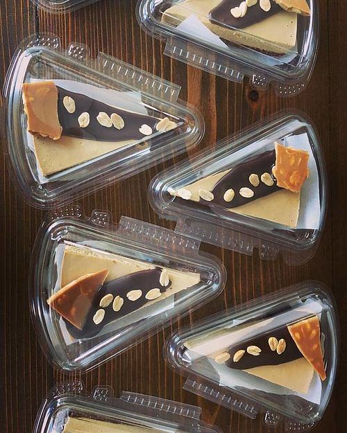 Vegan Raw Chocolate & Peanut Cheesecake at Foodwise Kitchen in Arcata