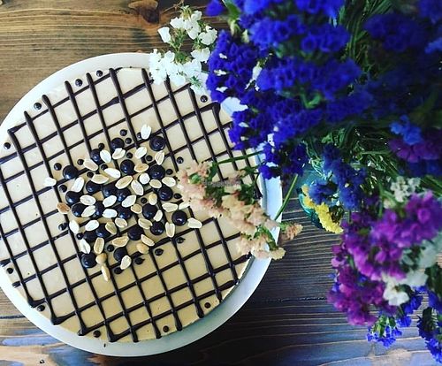 Raw Vegan Cheesecake at Foodwise Kitchen in Arcata
