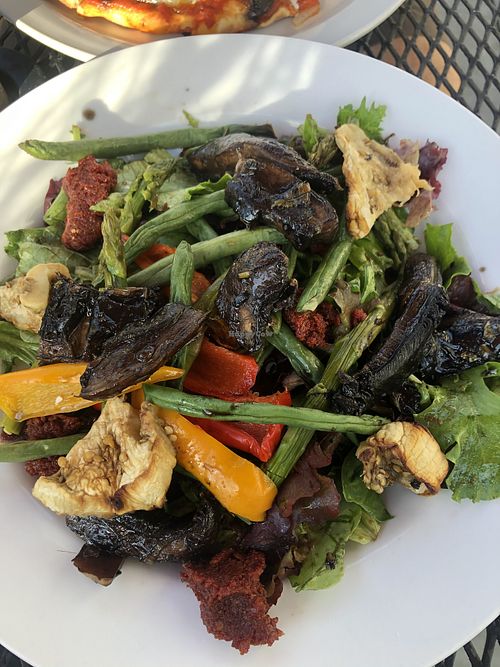 The veggie lovers salad (minus the goat cheese) at Aqus Cafe in Petaluma